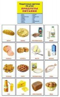 Раздаточные карточки "Продукты питания" - fgospostavki.ru - Полевской