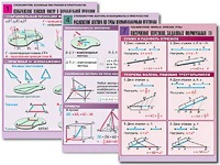 Комплект таблиц по всему курсу геометрии (100 таблиц, А1, полноцветные, ламинированные) - fgospostavki.ru - Полевской