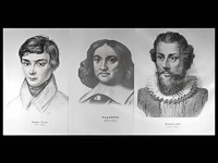 Портреты математиков (18 штук, формат А3) - fgospostavki.ru - Полевской