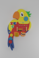 Бизиборд «Разноцветный попугай» - fgospostavki.ru - Полевской