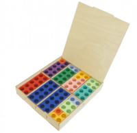 Нумирошка. Набор цветных пластиковых форм 80 шт. в коробке по методике Нумикон - fgospostavki.ru - Полевской