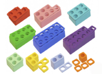 Нумирошка. Набор цветных пластиковых форм 100 шт. по методике Нумикон - fgospostavki.ru - Полевской