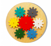 Бизиборд «Цветные шестеренки» - fgospostavki.ru - Полевской