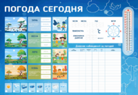 Стенд-уголок маркерный "Погода сегодня" - fgospostavki.ru - Полевской