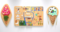 Комплект бизибордов «Фабрика мороженого» - fgospostavki.ru - Полевской