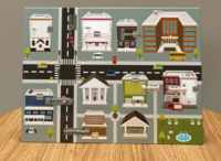 Настенная панель «Городские улицы» - fgospostavki.ru - Полевской