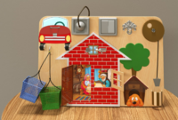 Настенная панель «Загородный домик» - fgospostavki.ru - Полевской