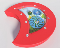 Настенный игровой модуль в виде части гусеницы с весами - fgospostavki.ru - Полевской