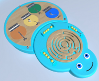 Настенный игровой элемент «Гусеница» - fgospostavki.ru - Полевской