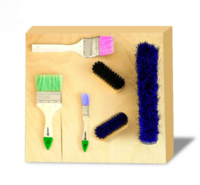 Тактильно-развивающая панель с мягкими кисточками - fgospostavki.ru - Полевской