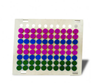 Тактильно-развивающая панель «Цветные фигурки» - fgospostavki.ru - Полевской