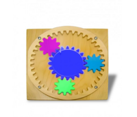 Тактильно-развивающая панель «Цветные шестеренки» - fgospostavki.ru - Полевской