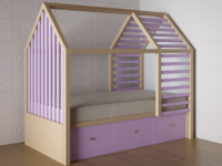 Детская кровать «Инга» - fgospostavki.ru - Полевской