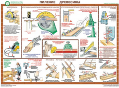Комплект плакатов "Безопасность труда при деревообработке" - fgospostavki.ru - Полевской