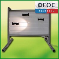 Панель с держателями и подсветкой для монтажа оборудования для проведения демонстрационных опытов по химии - fgospostavki.ru - Полевской
