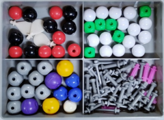 Комплект моделей атомов для составления моделей молекул со стержнями демонстрационный - fgospostavki.ru - Полевской