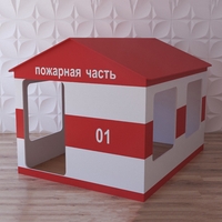 Детский игровой домик «Пожарная служба» - fgospostavki.ru - Полевской