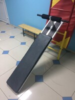 Доска для пресса навесная на шведскую стенку с двумя валиками (длина 1,5 метра) - fgospostavki.ru - Полевской