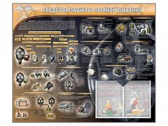 Стенд "Средства защиты органов дыхания (индивидуальные средства защиты)" - fgospostavki.ru - Полевской