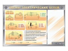 Электрифицированный стенд "Схемы электрических цепей" с маркерными полями - fgospostavki.ru - Полевской