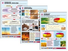 Комплект таблиц по географии "Экономика России" раздаточные (цветные, ламинированные, А4, 16 штук) - fgospostavki.ru - Полевской