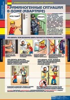 Комплект таблиц. ОБЖ. Поведение в криминогенных ситуациях. - fgospostavki.ru - Полевской