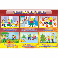 Стенд "Детям об огне" - fgospostavki.ru - Полевской