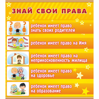 Стенд "Знай свои права" - fgospostavki.ru - Полевской