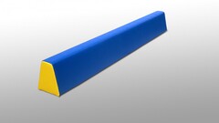 Бревно гимнастическое, мягкое в форме трапеции (2,5м) - fgospostavki.ru - Полевской