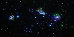 Настенный фиброоптический ковер "Млечный путь" 150х150, 450 точек - fgospostavki.ru - Полевской