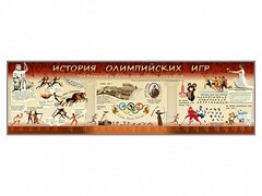 Настенное полотно "История Олимпийских игр" - fgospostavki.ru - Полевской