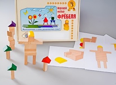 Игровой набор Фребеля "Конструктор деревянный без соединений-3" (Серия "Эксперимент") - fgospostavki.ru - Полевской