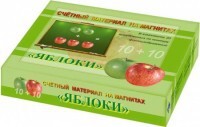 Счетный материал на магнитах "Яблоки" - fgospostavki.ru - Полевской