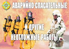 Комплект плакатов "Аварийно-спасательные и другие неотложные работы (АСДНР)" - fgospostavki.ru - Полевской