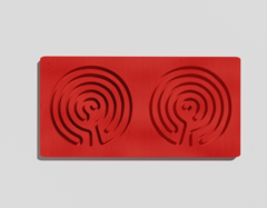 Межполушарная доска №10 красная - fgospostavki.ru - Полевской