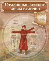 Стенд "Старинные русские меры величин" - fgospostavki.ru - Полевской
