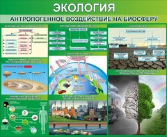Стенд "Экология. Антропогенное воздействие на биосферу" - fgospostavki.ru - Полевской