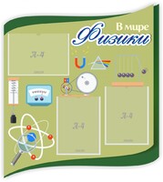 Стенд "В мире физики" - fgospostavki.ru - Полевской