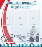 Стенд "Нормы физической подготовки" Вариант 2 - fgospostavki.ru - Полевской