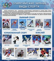 Стенд "Олимпийские зимние виды спорта" - fgospostavki.ru - Полевской