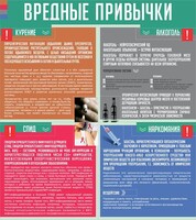 Стенд "Вредные привычки" - fgospostavki.ru - Полевской