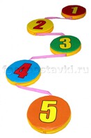 Дорожка "Змейка-шагайка-геометрическая" с цифрами - fgospostavki.ru - Полевской