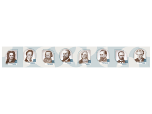 Стенд-лента "Выдающиеся ученые-историки" - fgospostavki.ru - Полевской