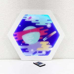 Декоративная тактильная панель с подсветкой - «Сатурн» - fgospostavki.ru - Полевской