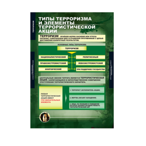 Комплект таблиц. ОБЖ. Терроризм. - fgospostavki.ru - Полевской