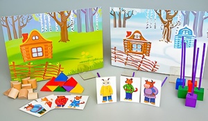 Игровой набор Фребеля "Заюшкина избушка" (серия "Сказочный мир". Выпуск 1) - fgospostavki.ru - Полевской
