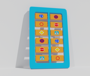 Игровая панель «Дорожные знаки»  - fgospostavki.ru - Полевской