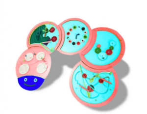 Тактильно-развивающая панель «Гусеница» - fgospostavki.ru - Полевской