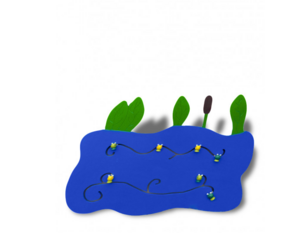 Тактильно-развивающая панель «Пруд» - fgospostavki.ru - Полевской