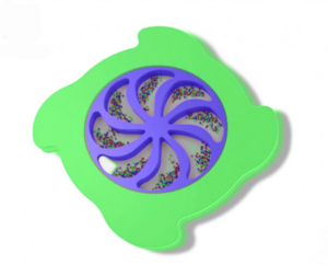 Тактильно-развивающая панель «Вращение радуги» - fgospostavki.ru - Полевской